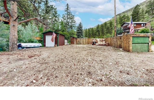 30 Falls Creek Dr, Bellvue, CO 80512 - view of yard with an outdoor structure
