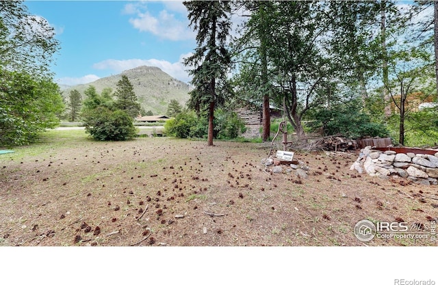 30 Falls Creek Dr, Bellvue, CO 80512 - view of yard featuring a mountain view
