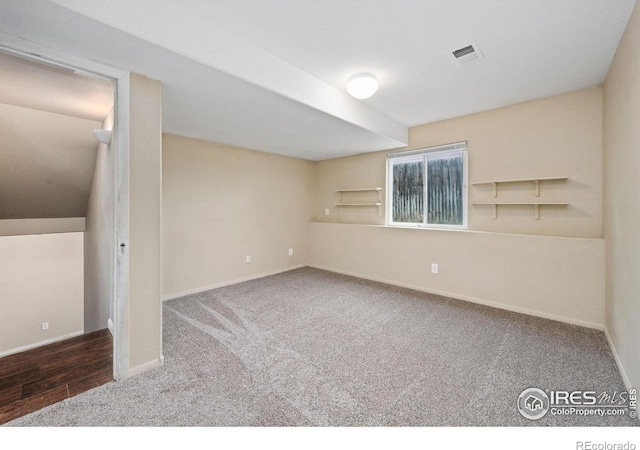 4740 Everglade Ct, Greeley, CO 80634 - below grade area with carpet flooring and baseboards