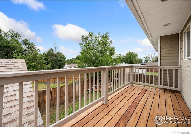 4740 Everglade Ct, Greeley, CO 80634 - view of wooden deck