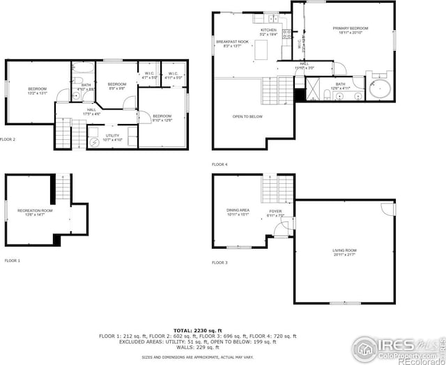 4740 Everglade Ct, Greeley, CO 80634 - view of floor plan / room layout