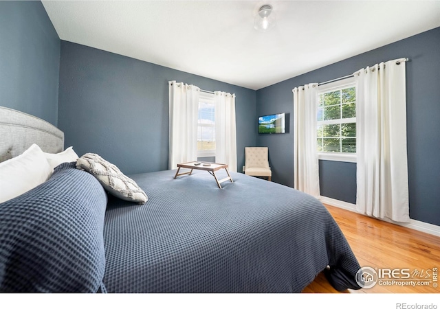 34427 County Rd W, Hillrose, CO 80733 - bedroom with light wood finished floors and baseboards