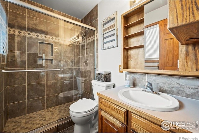 4324 W 22nd St, Greeley, CO 80634 - bathroom featuring a stall shower and vanity