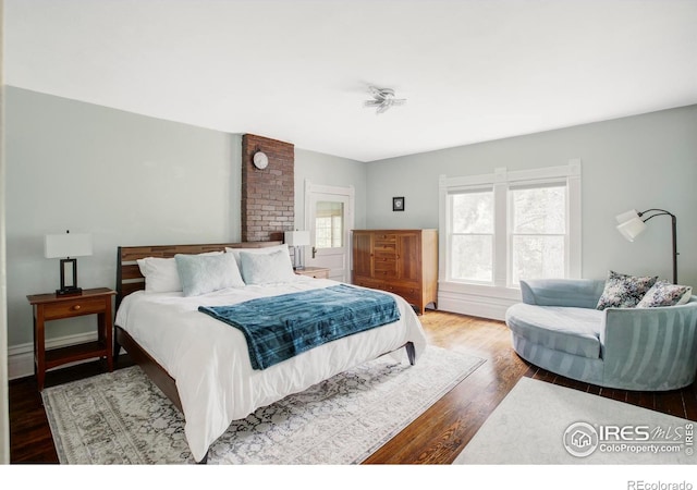 505 Pine St, Boulder, CO 80302 - bedroom with wood finished floors