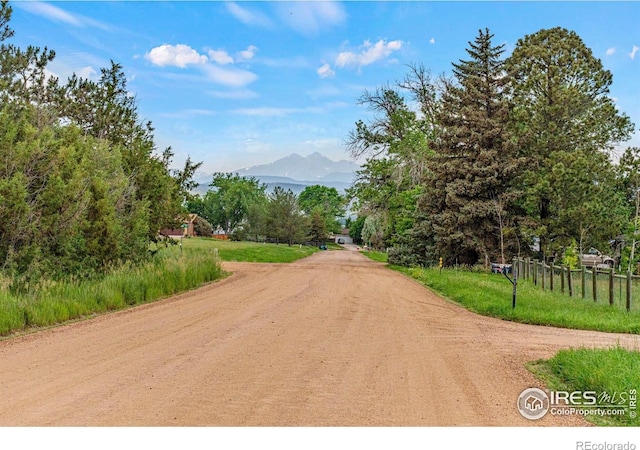 2110 Charro Ave, Longmont, CO 80504 - view of dirt / gravel road with a mountain view