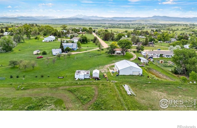 2110 Charro Ave, Longmont, CO 80504 - overview of rural landscape with a mountain backdrop