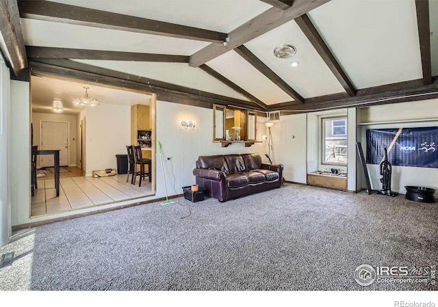 1036 Meadowbrook Dr, Fort Collins, CO 80521 - living area with carpet flooring and a chandelier