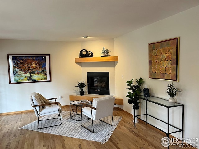 1620 Oak Ave, Boulder, CO 80304 - living area featuring wood finished floors and a fireplace