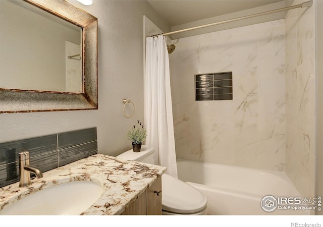 1620 Oak Ave, Boulder, CO 80304 - full bath featuring vanity, shower / tub combo, and a textured wall