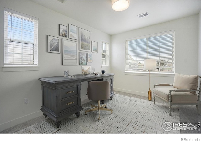 3045 E Trilby Rd Unit B-10, Fort Collins, CO 80528 - home office with baseboards and carpet floors