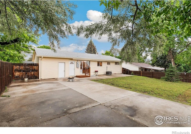 1607 Rushmore Dr, Colorado Springs, CO 80910 - single story home featuring a patio area