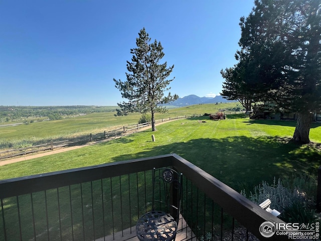 1624 Bradley Ct, Boulder, CO 80305 - wooden terrace with a view of rural / pastoral area and a mountain view