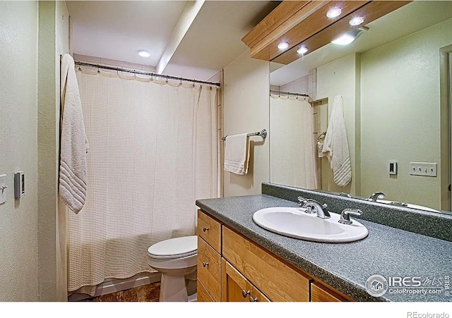 1624 Bradley Ct, Boulder, CO 80305 - full bathroom with vanity and toilet