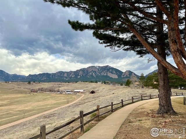 1624 Bradley Ct, Boulder, CO 80305 - mountain view featuring rural landscape