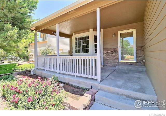 3228 Borrossa St, Evans, CO 80634 - doorway to property with a porch