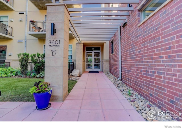 3601 Arapahoe Ave Unit 304, Boulder, CO 80303 - property entrance featuring french doors