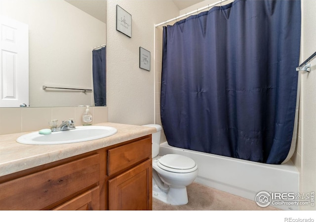 232 Ricker Ln, Johnstown, CO 80534 - full bathroom featuring vanity and shower / bath combo