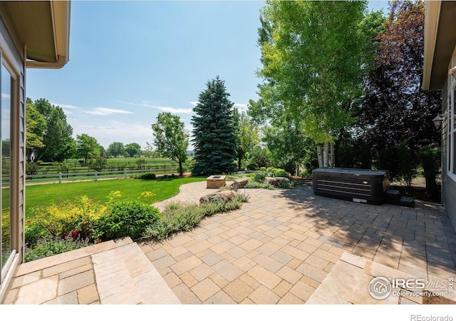 8416 Starfish Ct, Windsor, CO 80528 - view of patio / terrace with a view of countryside