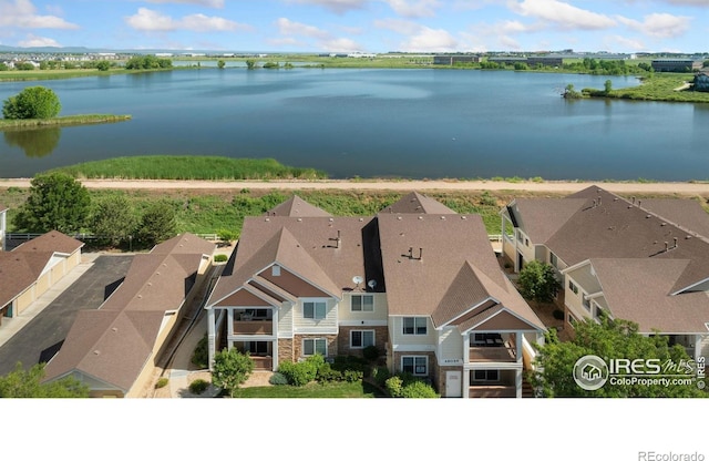 4905 Hahns Peak Dr Unit 202, Loveland, CO 80538 - aerial view of residential area with a large body of water