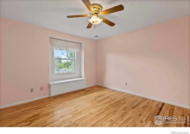 412 Terry Point Dr, Fort Collins, CO 80524 - unfurnished room featuring light wood-type flooring and ceiling fan