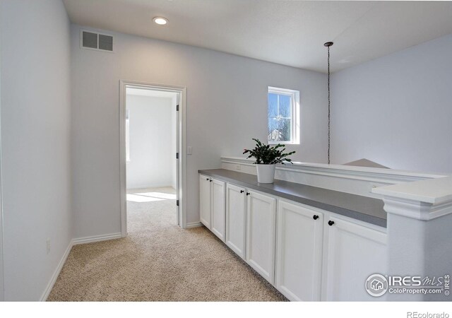 2547 Concord Cir, Lafayette, CO 80026 - hall featuring light carpet and recessed lighting