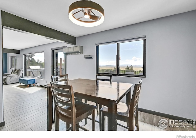 1424 Sheep Ridge Rd, Fairplay, CO 80440 - dining room with wood finished floors