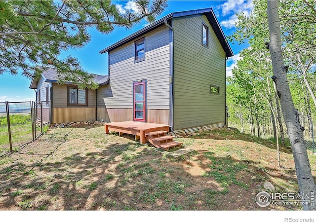 1424 Sheep Ridge Rd, Fairplay, CO 80440 - rear view of property