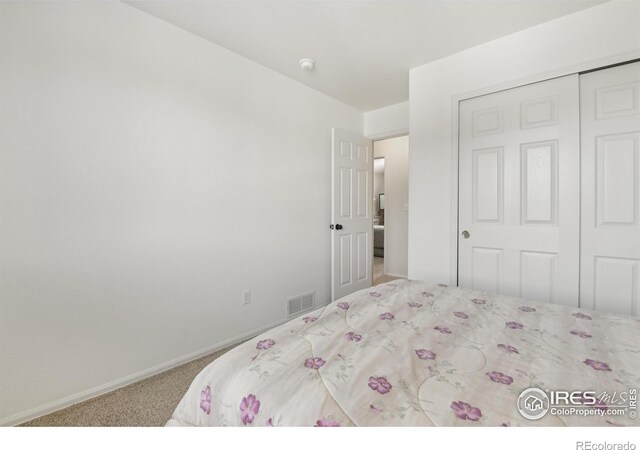 2608 E 132nd Ave, Thornton, CO 80241 - bedroom featuring carpet flooring and a closet