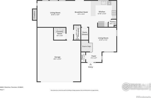 2608 E 132nd Ave, Thornton, CO 80241 - view of property floor plan