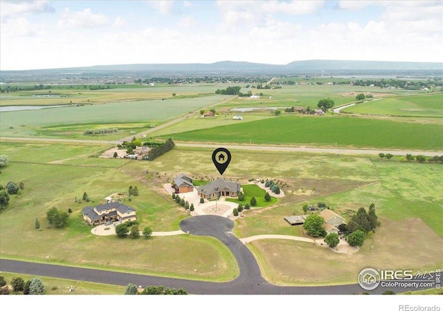 37021 Kingfisher Ct, Severance, CO 80550 - aerial view of property's location with rural landscape