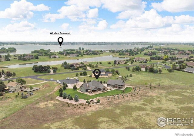 37021 Kingfisher Ct, Severance, CO 80550 - bird's eye view of a nearby body of water