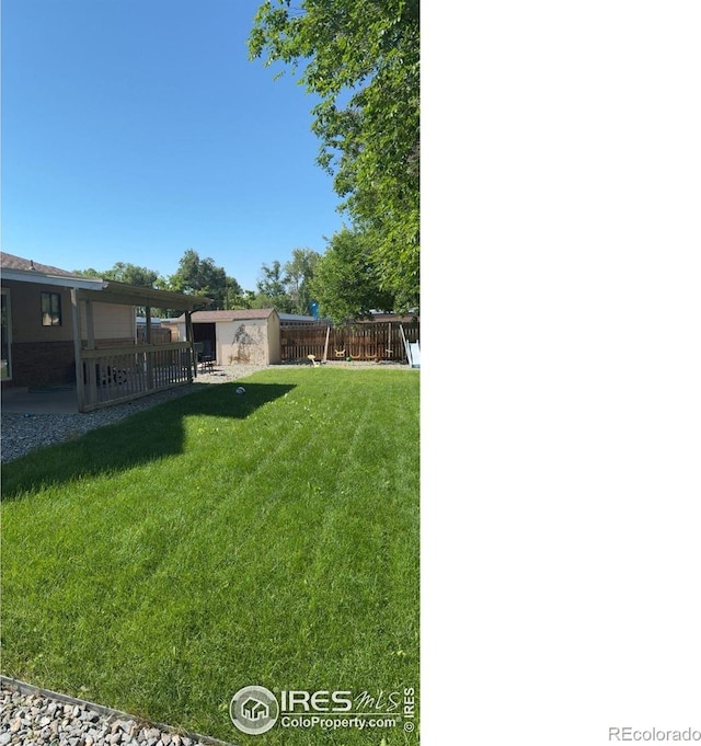 3200 Claremont Ave, Evans, CO 80620 - view of yard with a shed