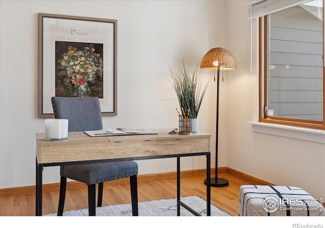 1206 Canvasback Ct, Fort Collins, CO 80525 - office with wood finished floors and baseboards