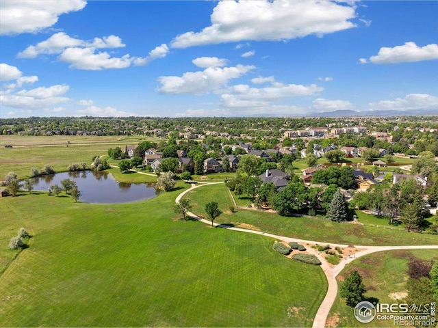 1206 Canvasback Ct, Fort Collins, CO 80525 - aerial view of residential area featuring a nearby body of water