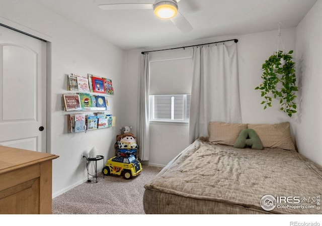 452 Mt Sherman Ave, Severance, CO 80550 - bedroom featuring carpet and a ceiling fan