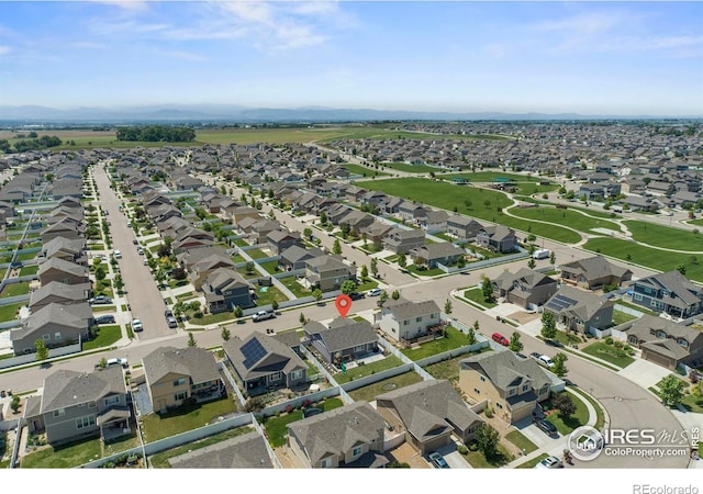 452 Mt Sherman Ave, Severance, CO 80550 - aerial view of property and surrounding area featuring nearby suburban area