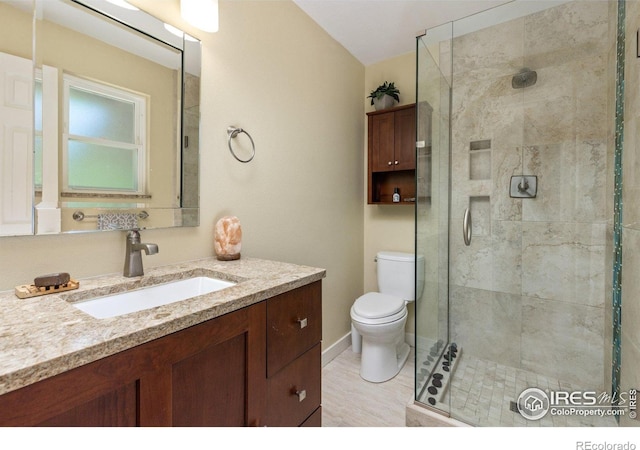7261 Mount Meeker Rd, Longmont, CO 80503 - full bathroom with vanity and a stall shower