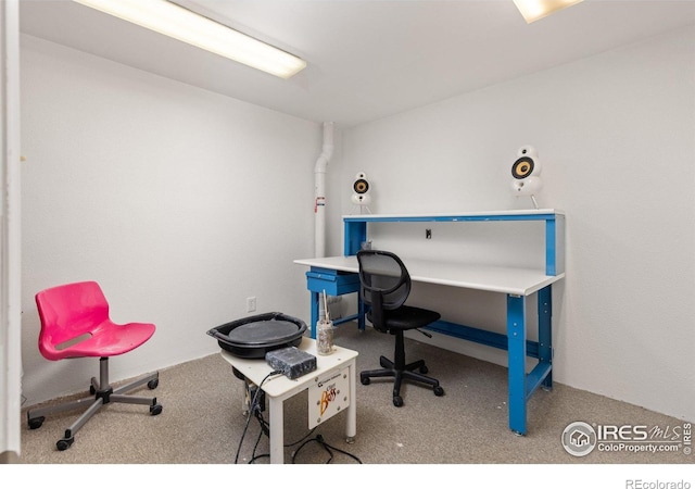 7261 Mount Meeker Rd, Longmont, CO 80503 - view of carpeted home office