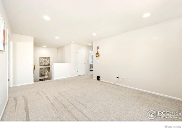 6504 Zimmerman Lake Rd, Timnath, CO 80547 - carpeted empty room with recessed lighting