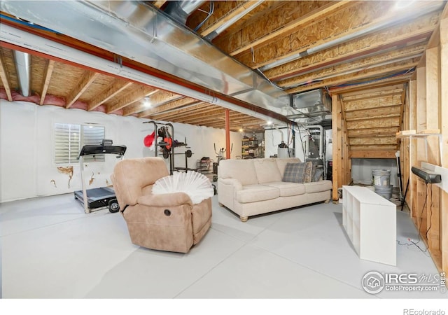6504 Zimmerman Lake Rd, Timnath, CO 80547 - living room featuring concrete floors