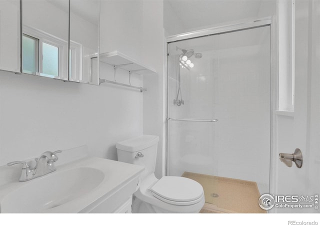 1590 Findlay Way, Boulder, CO 80305 - bathroom with a shower stall and vanity
