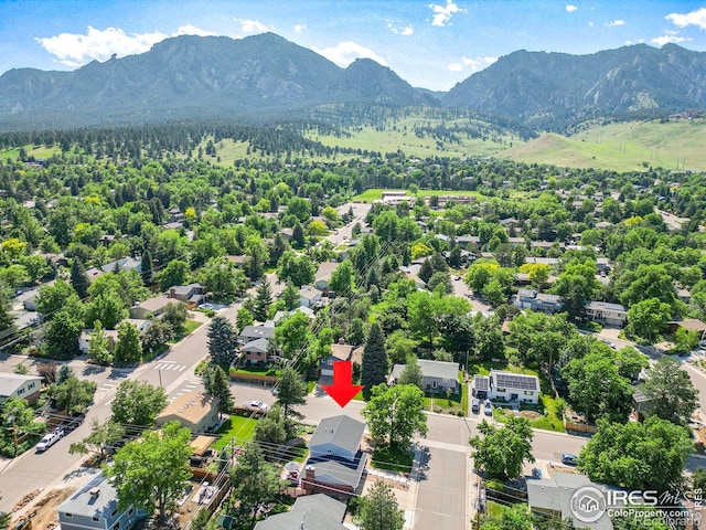 1590 Findlay Way, Boulder, CO 80305 - aerial view of mountains