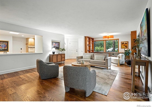 2433 Linden Dr, Boulder, CO 80304 - living room with wood finished floors and baseboard heating