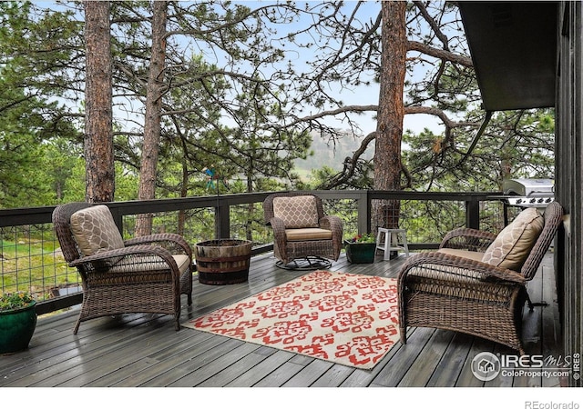 2433 Linden Dr, Boulder, CO 80304 - view of wooden deck