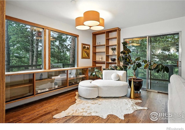2433 Linden Dr, Boulder, CO 80304 - sitting room featuring wood finished floors