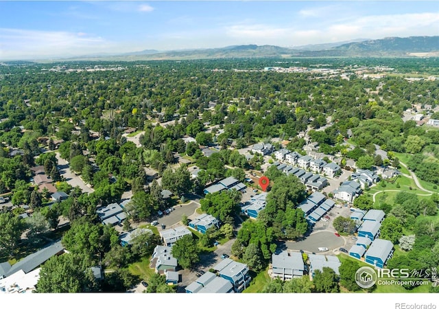 1731 Springmeadows Ct Unit A, Fort Collins, CO 80525 - drone / aerial view of a mountain backdrop