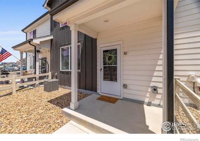 620 Apache Trl Unit 2, Ault, CO 80610 - entrance to property with board and batten siding