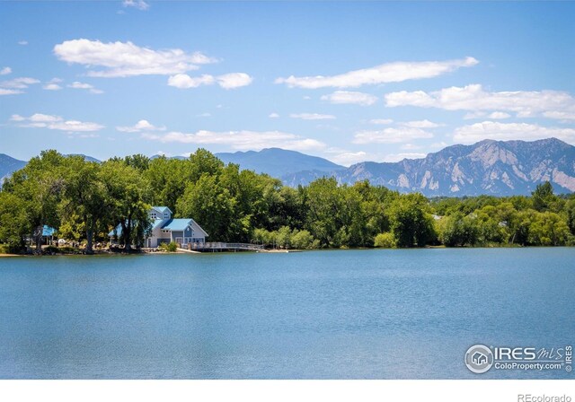 403 W Cannon St, Lafayette, CO 80026 - water view featuring a mountainous background
