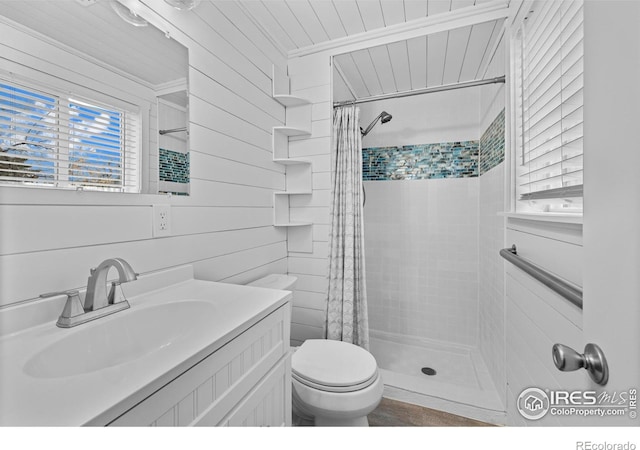 6864 Balsam St, Arvada, CO 80004 - bathroom with a tile shower and vanity
