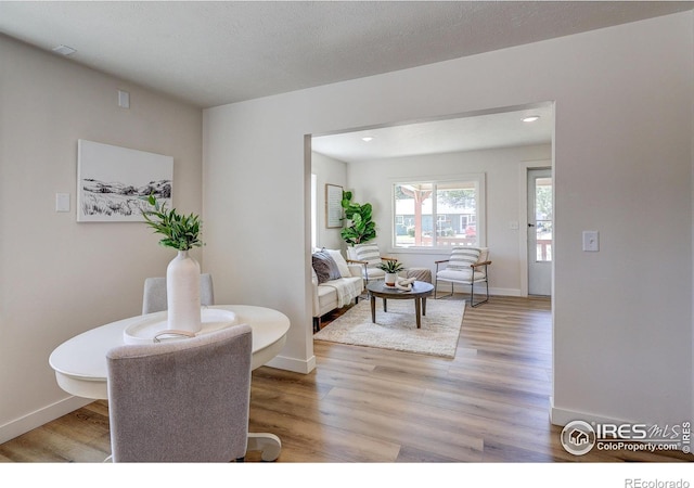 1343 E 7th St Unit 1, Loveland, CO 80537 - living area with light wood-style flooring and recessed lighting